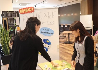 西日本電線で開催した「藤倉学園製品即売会」